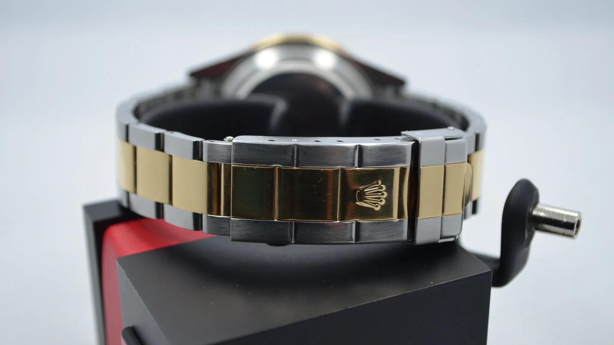 2005 Rolex Submariner 16613 Steel 18K Gold Black "D" Serial Box Papers Watch