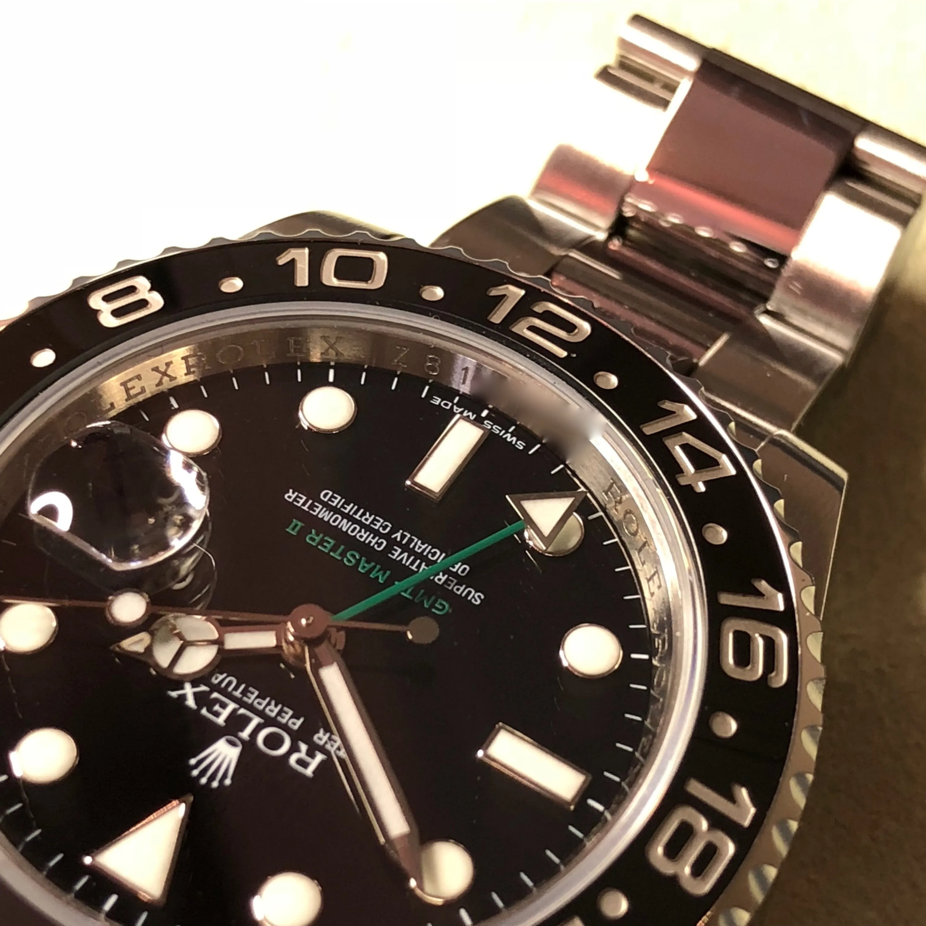 2006 Rolex GMT Master II 116710 Ceramic Steel Automatic Z Series Wristwatch
