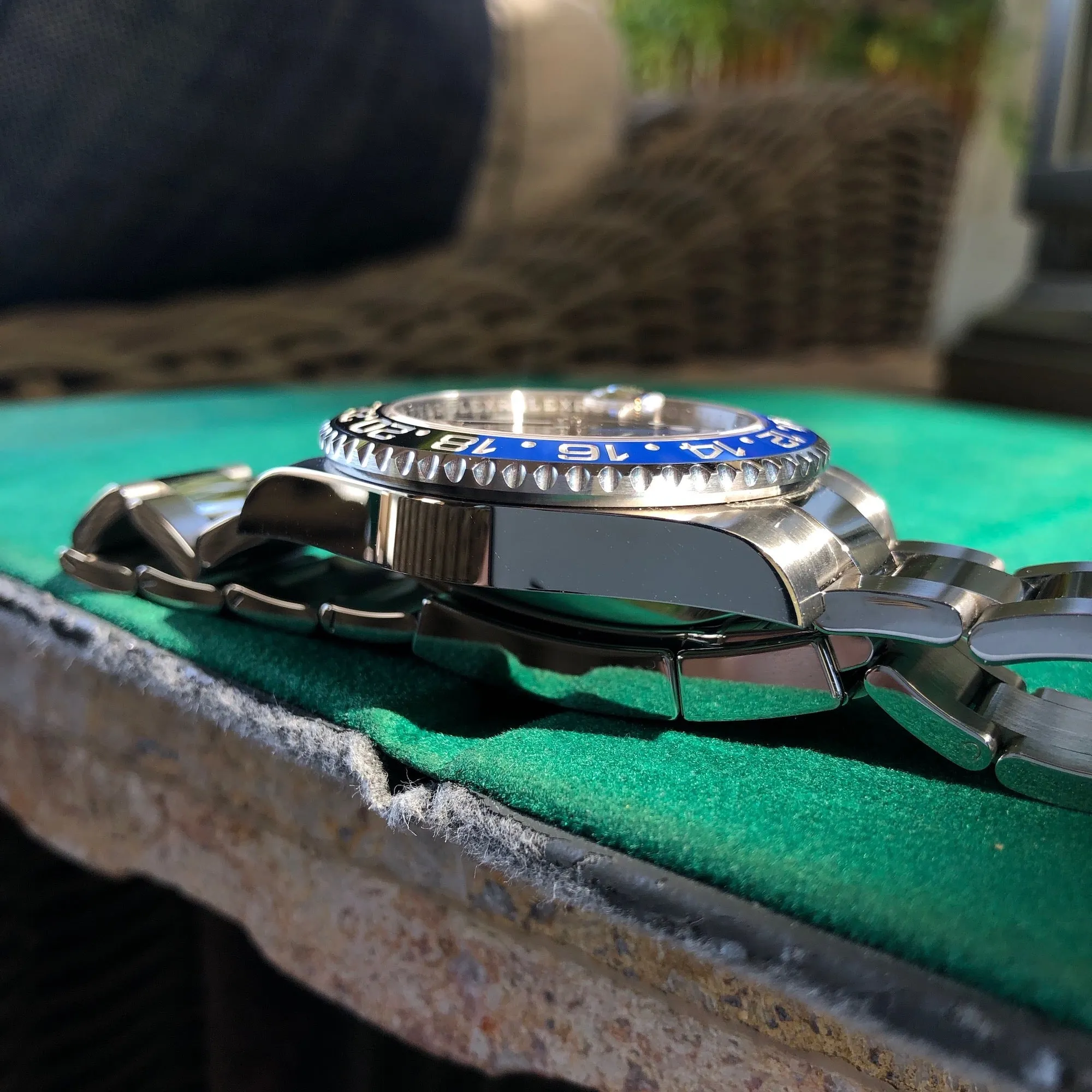 2015 Rolex GMT Master II 116710 BLNR Batman Ceramic Steel Automatic Wristwatch Box Papers
