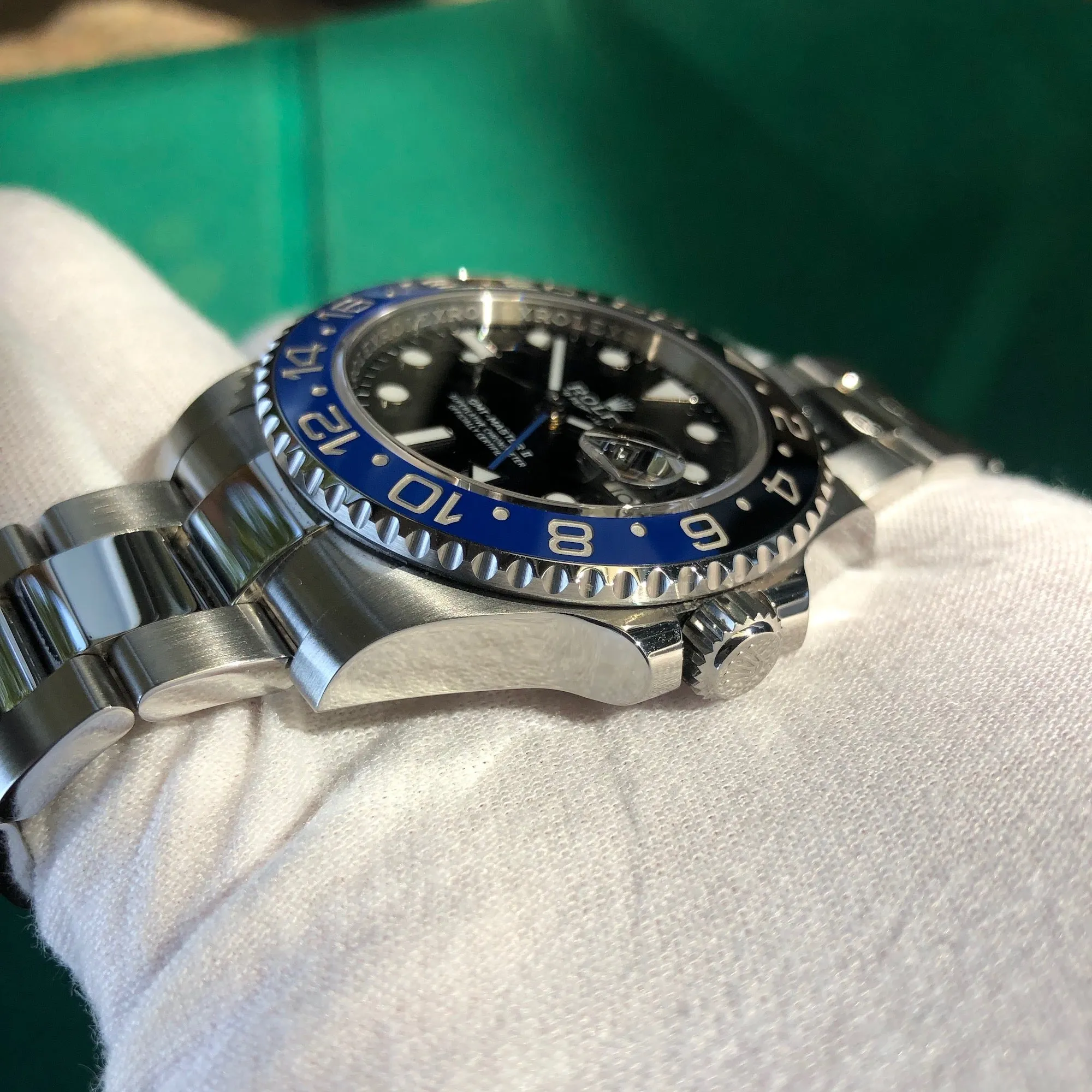 2015 Rolex GMT Master II 116710 BLNR Batman Ceramic Steel Automatic Wristwatch Box Papers