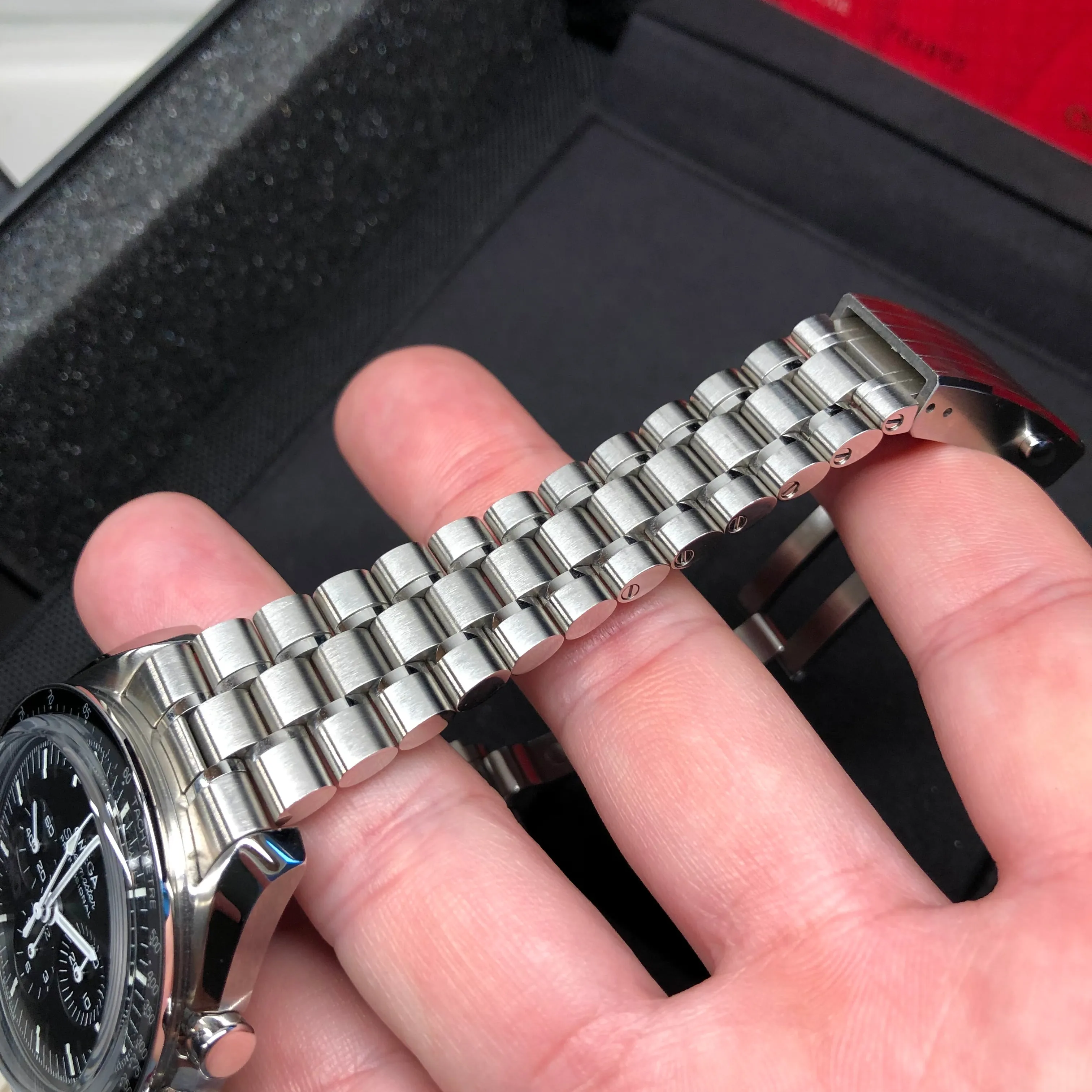 2021 Omega Speedmaster Moonwatch 310.30.42.50.01.002 Master 42mm Wristwatch with Box Papers