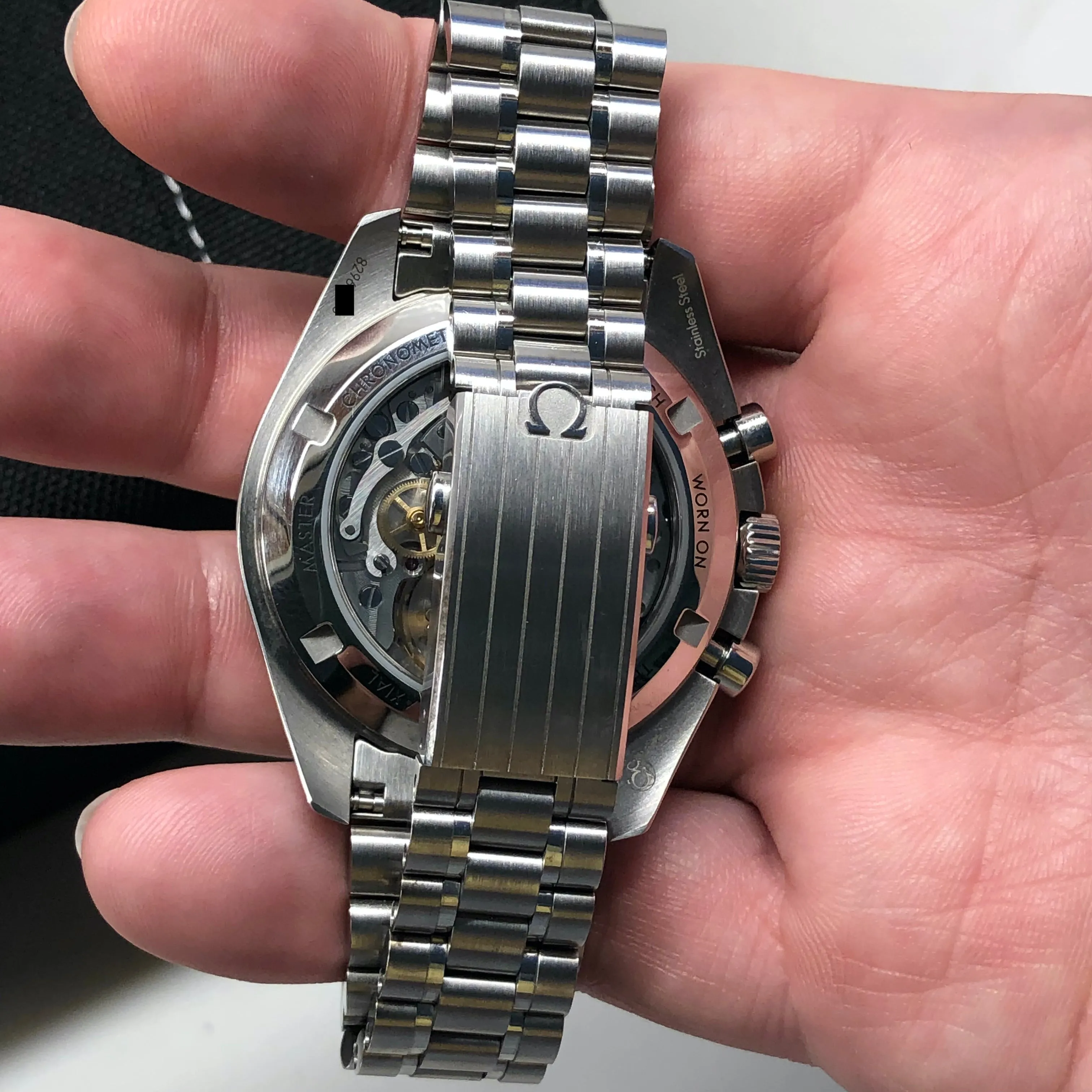 2021 Omega Speedmaster Moonwatch 310.30.42.50.01.002 Master 42mm Wristwatch with Box Papers