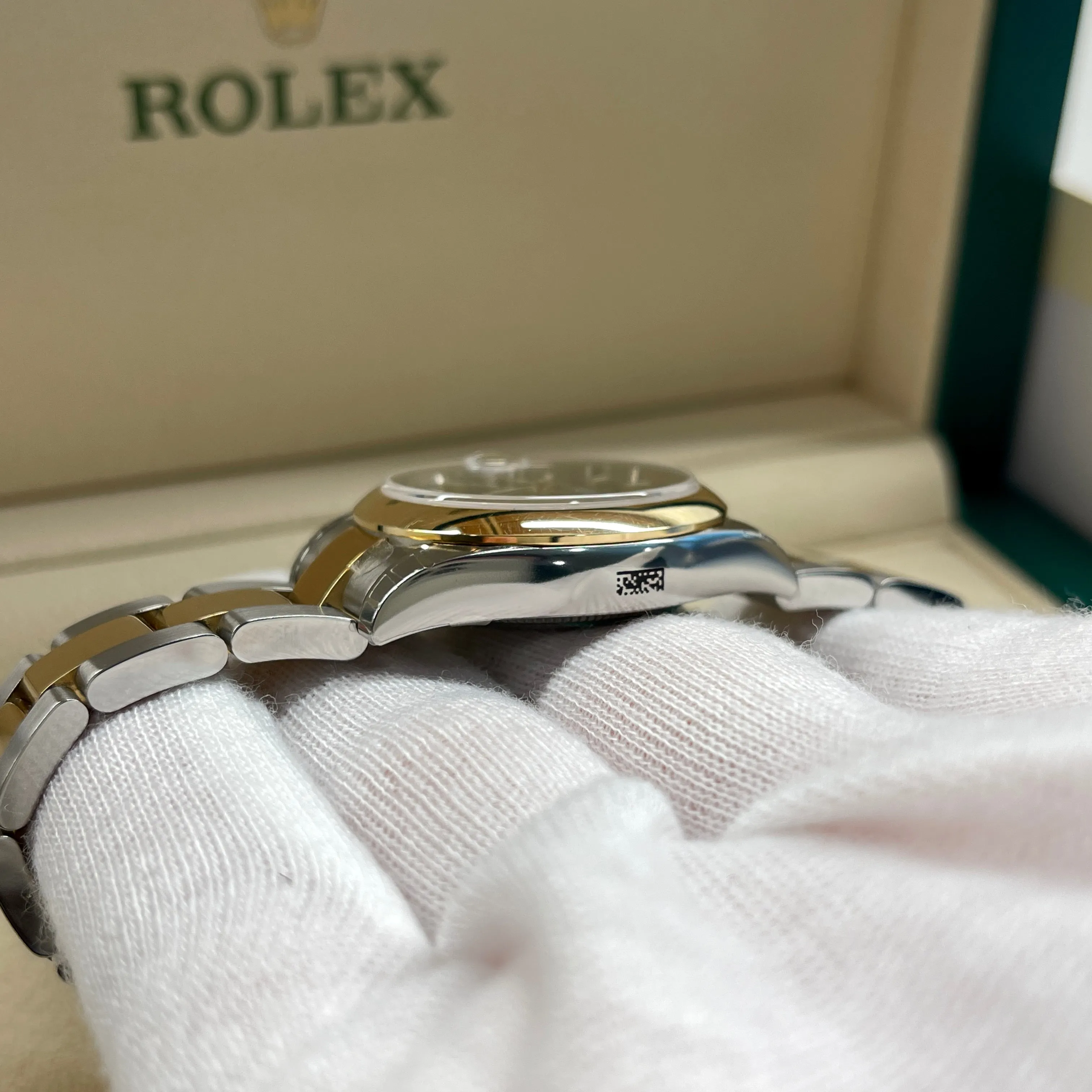 2021 Rolex Datejust 178243 Ladies Two Tone 31mm Midsize Black Stick Wristwatch Box Papers Factory Wrapped