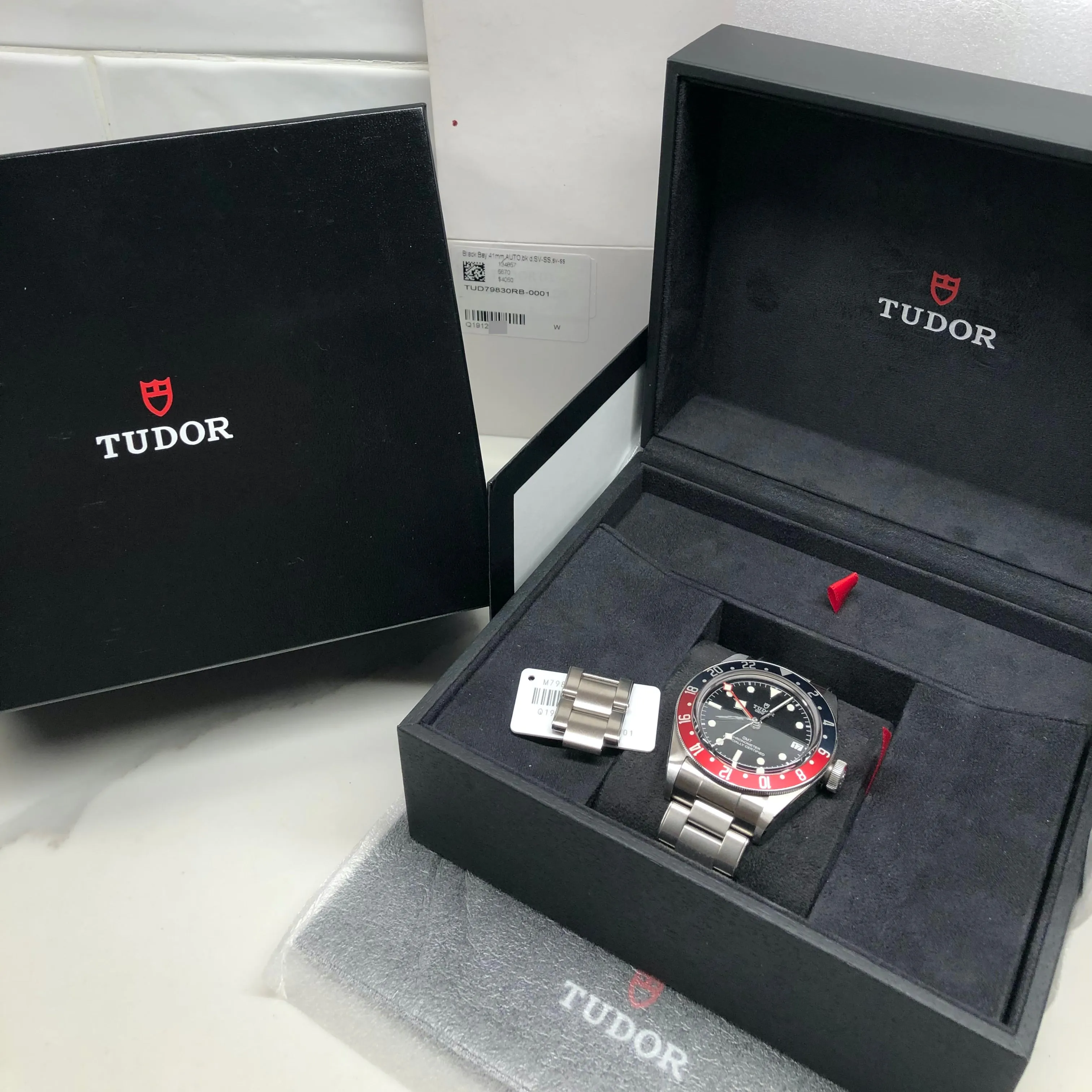 2021 Tudor Black Bay GMT Pepsi 79830RB Stainless Steel Automatic 41mm Wristwatch