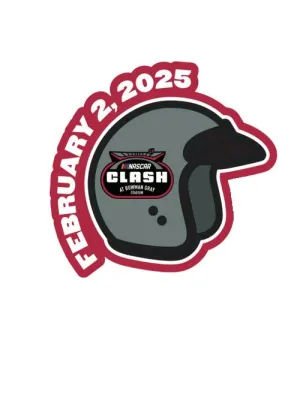 2025 Clash at Bowman Gray Layered Helmet Hatpin