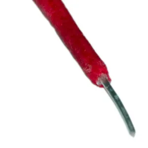 22-Ga Solid Red Cloth Covered Wire, Mojotone, Sold by the Foot