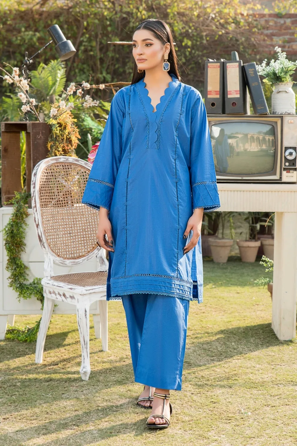 2PC Stitched | Cotton Shirt   Trouser