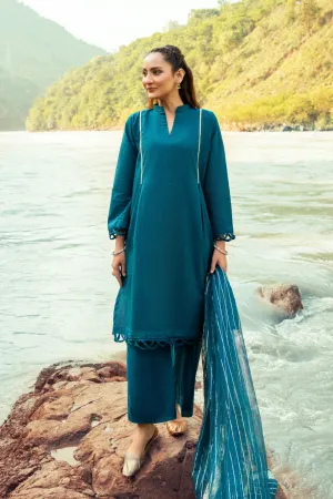 2PC Stitched | Jacquard Shirt   Dupatta