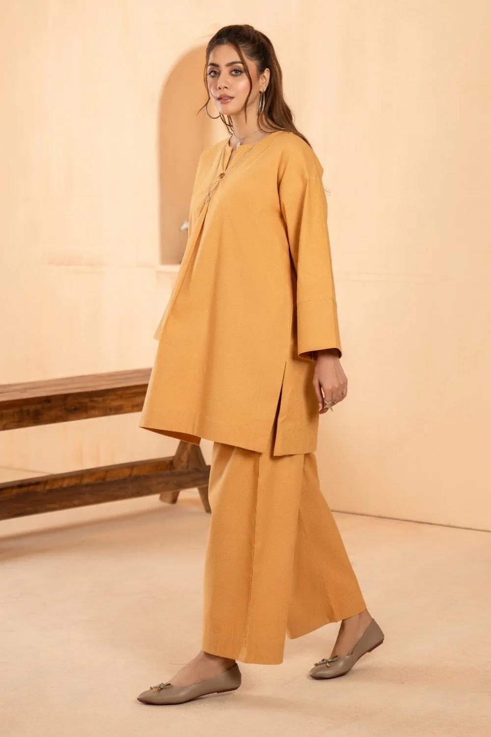 2PC Stitched |Khaddar Suit