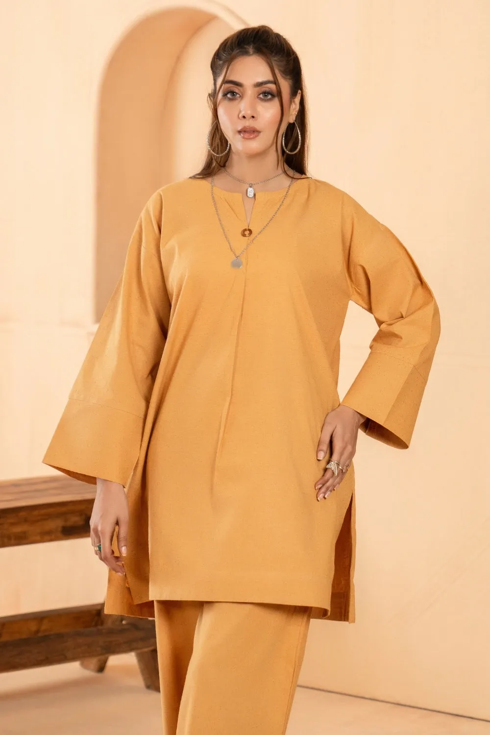 2PC Stitched |Khaddar Suit