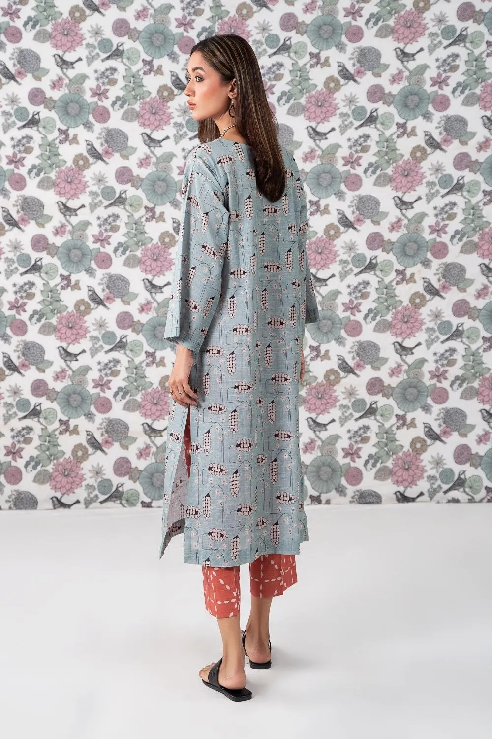 2PC Stitched |Printed Khaddar Suit