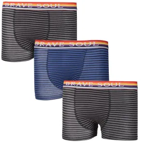 3 Pack Mens Wilder Cotton Boxer Shorts