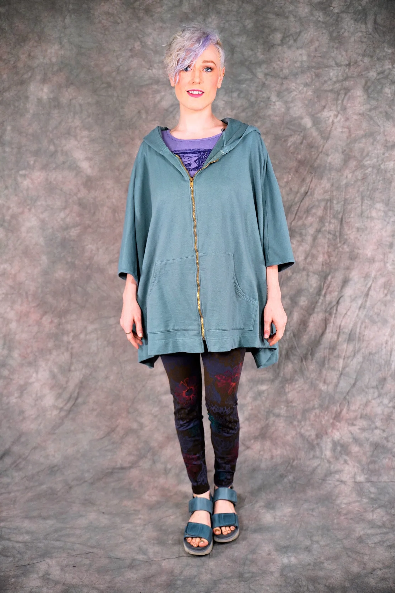 5307 Postcard Zipper Vest Delaware-P