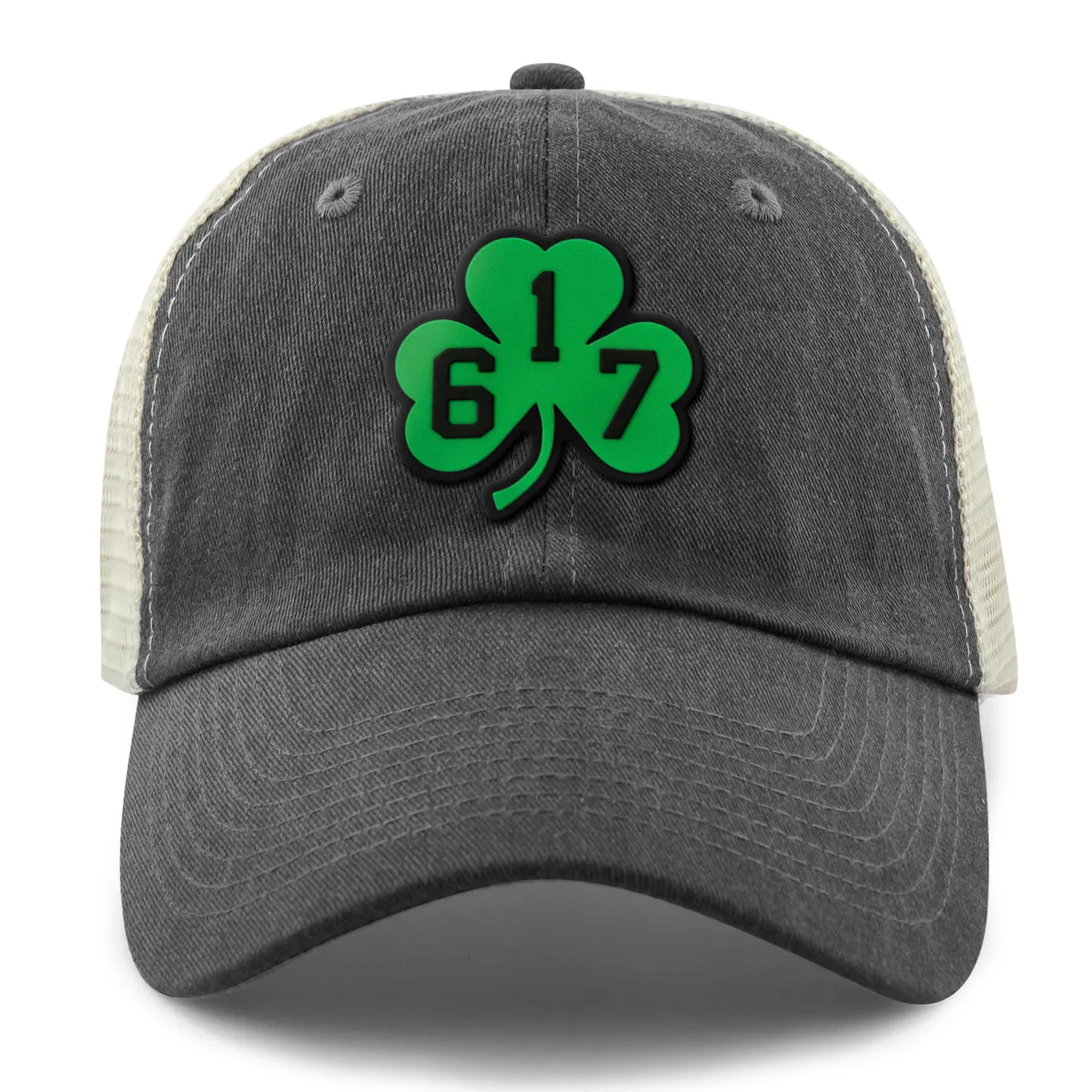 617 Shamrock PVC Patch Relaxed Trucker
