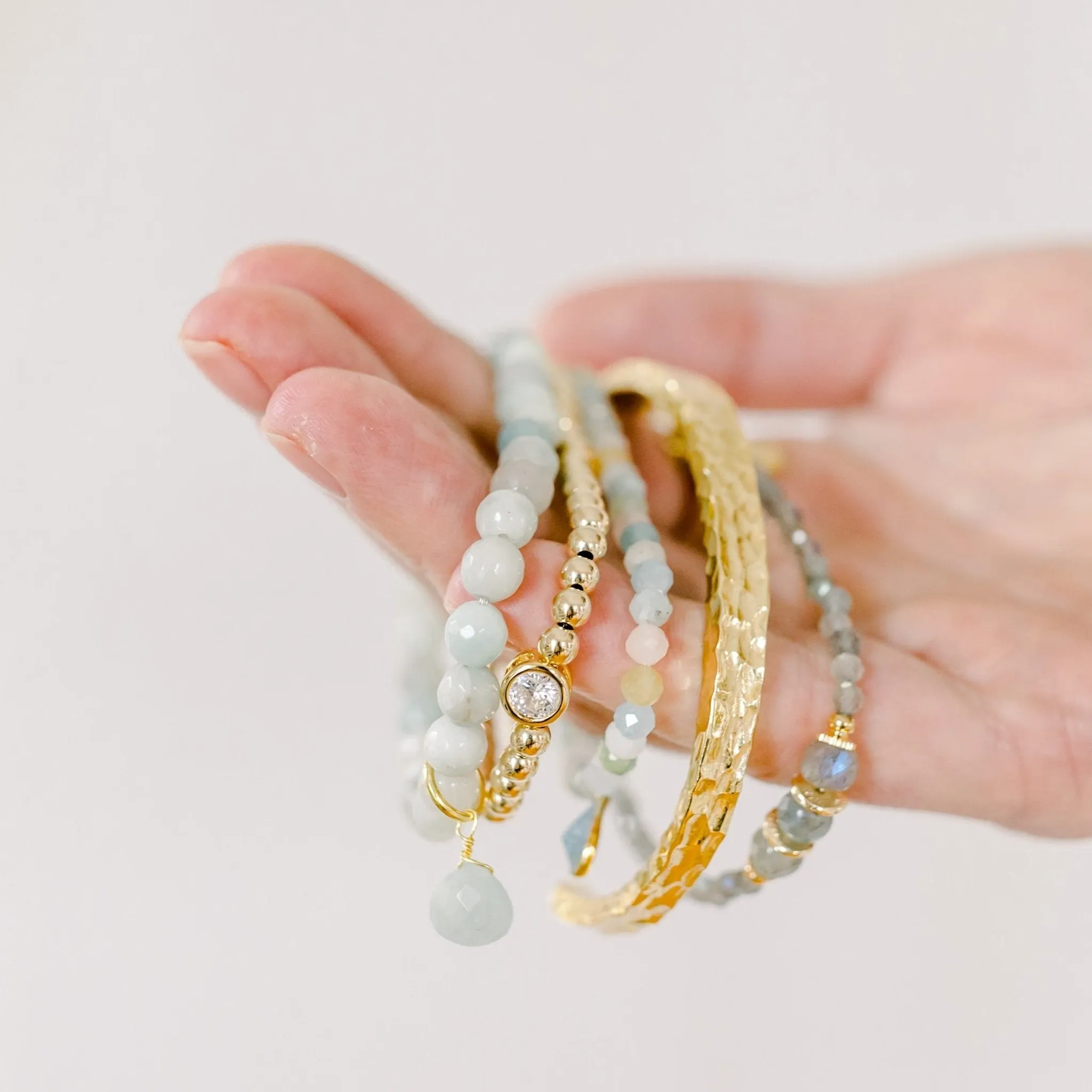 Abbot Gold Fill Beaded Bracelet