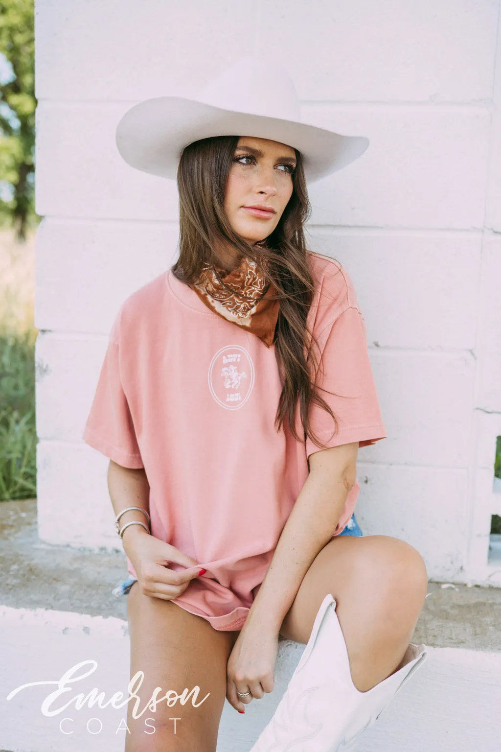 ADPi Yeehaw Boxy Tee