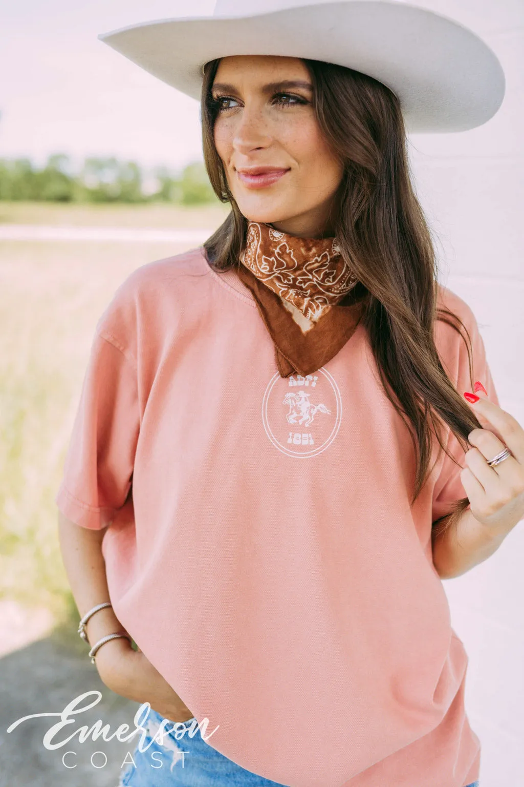 ADPi Yeehaw Boxy Tee