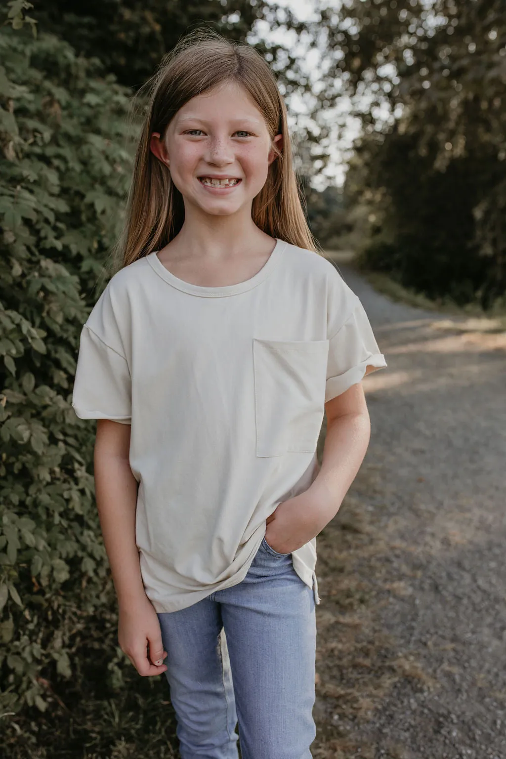 Adventure Awaits:  Kids Boxy Tee