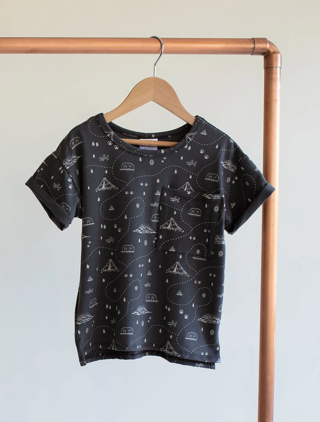 Adventure Awaits:  Kids Boxy Tee