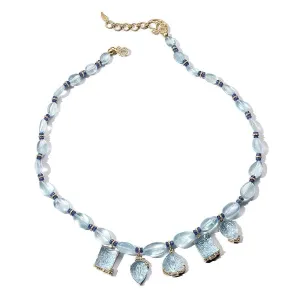 Affinity Aquamarine & Sapphire Necklace