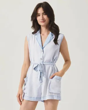 Alessi Romper by Splendid | Bleached Indigo