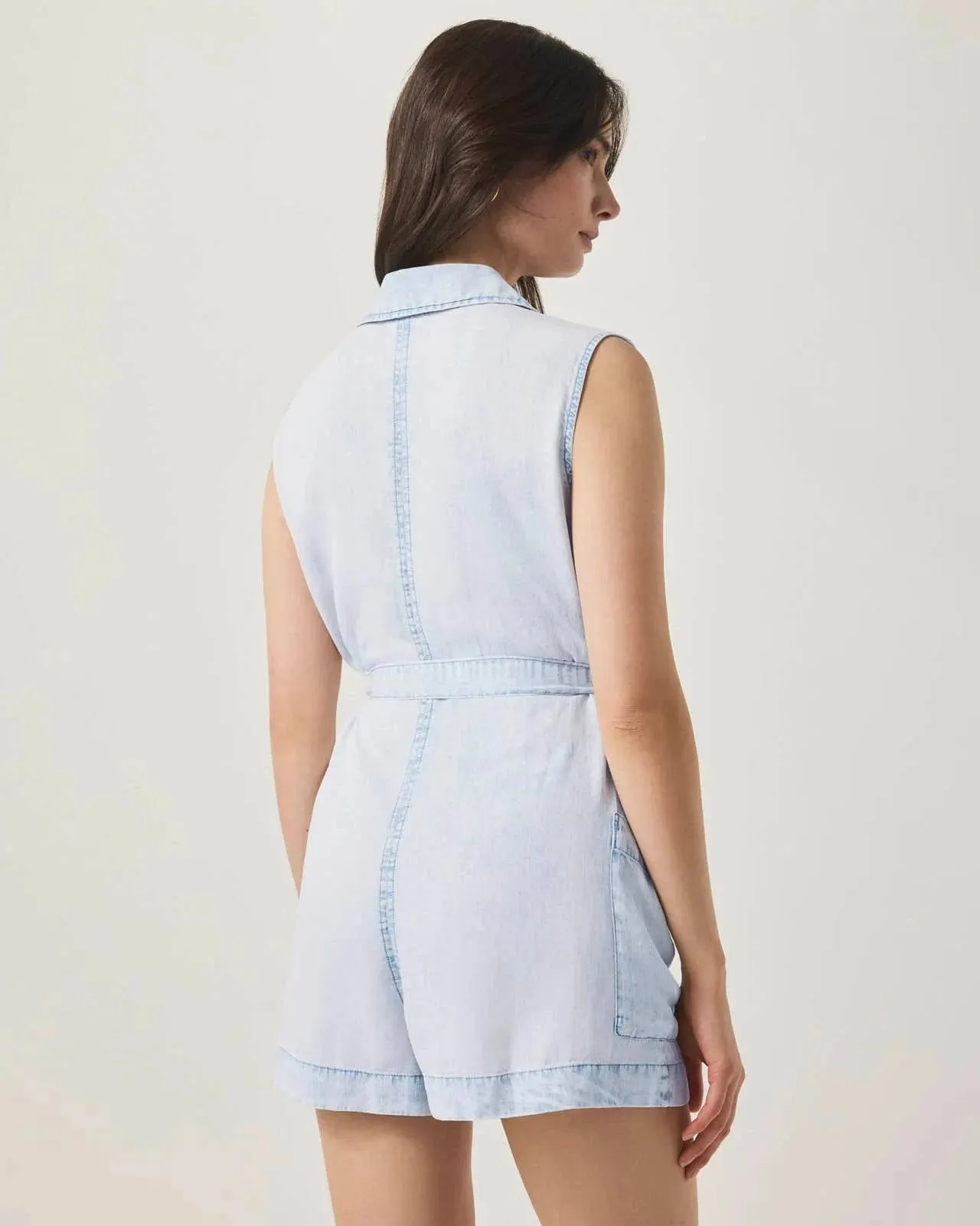 Alessi Romper by Splendid | Bleached Indigo