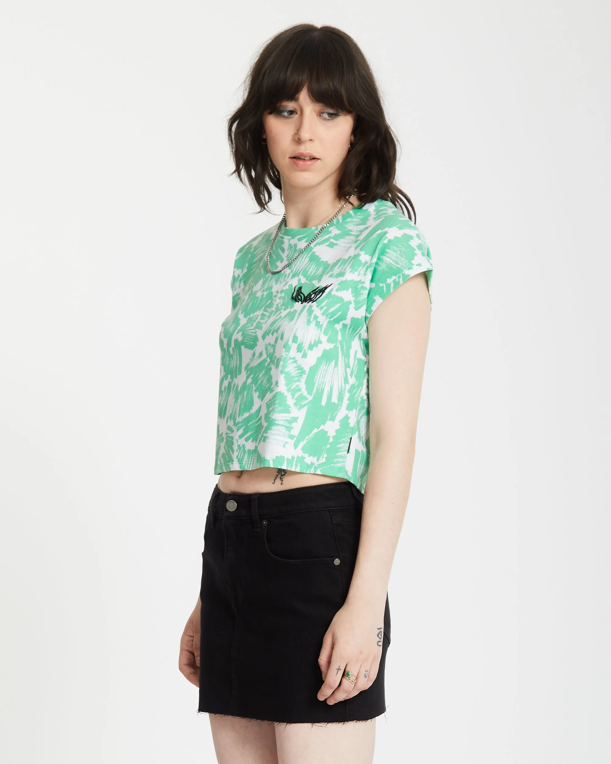 Alix Boxy T-shirt - JADE