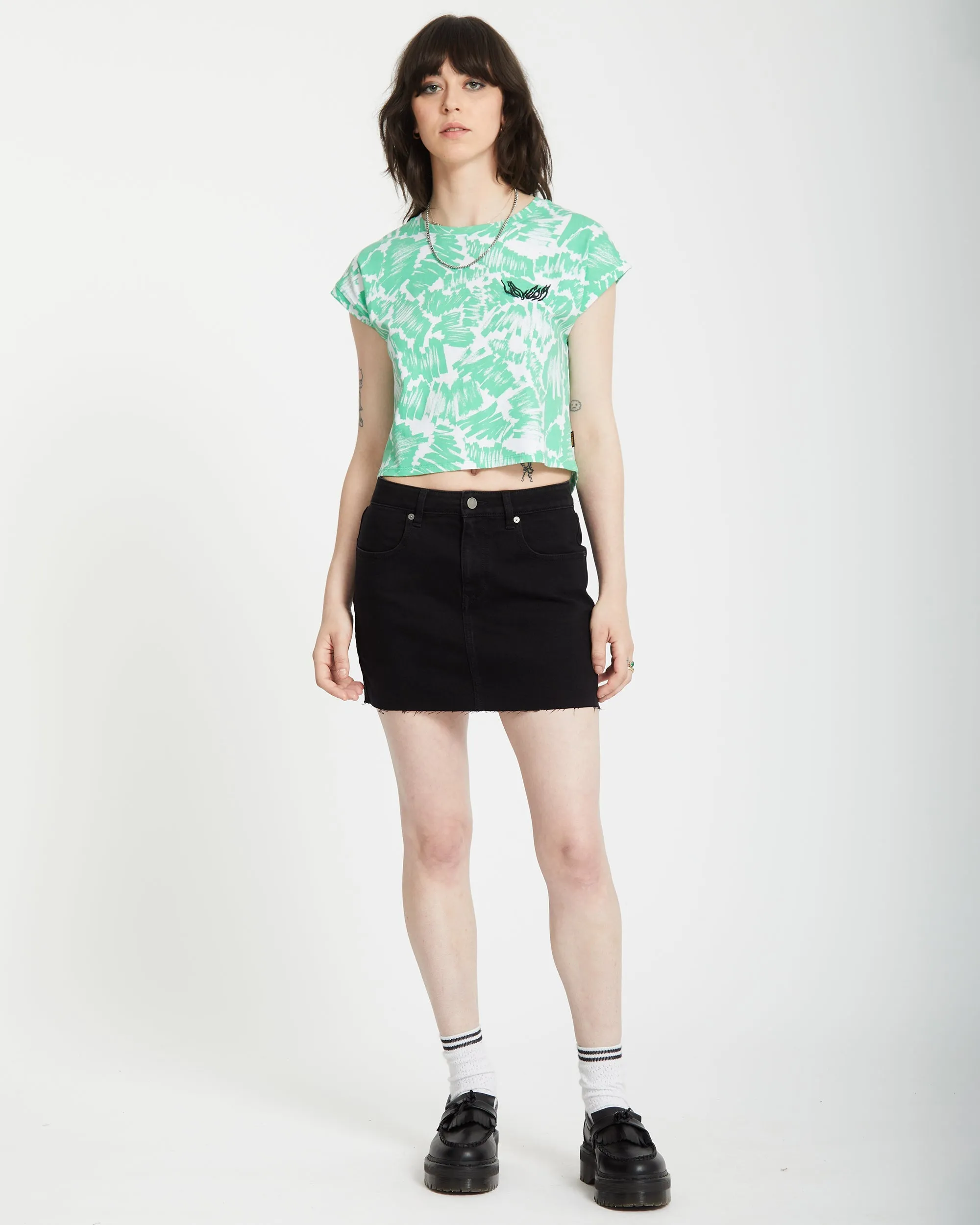 Alix Boxy T-shirt - JADE