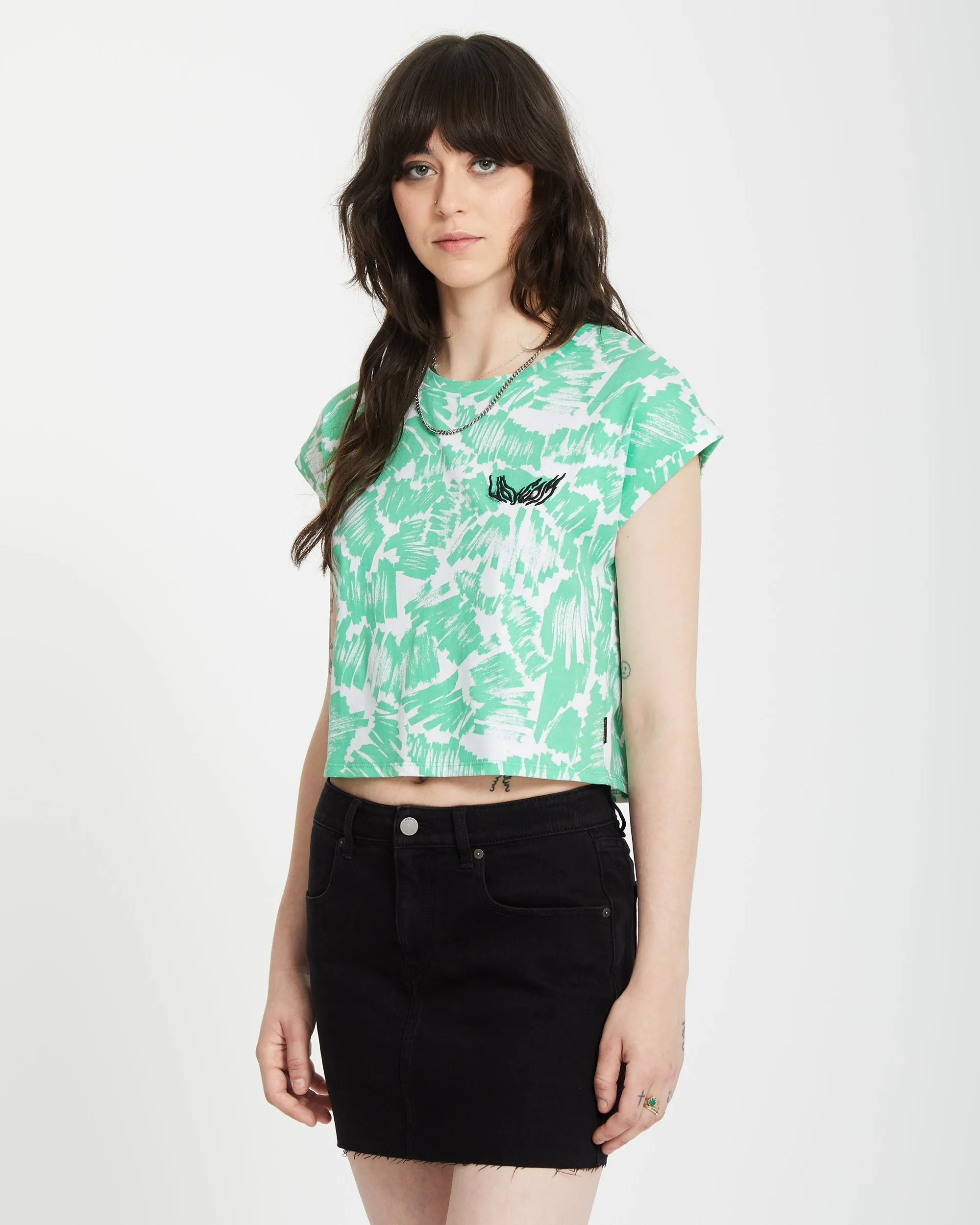 Alix Boxy T-shirt - JADE