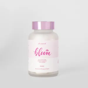 All Covered Bloom (L-Glutathione, Marine Collagen, Ashwagandha) Beauty Supplement 1000mg 60caps