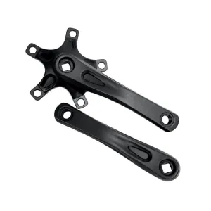 Alloy 110BCD Junior Track Cranks Square Taper - Black