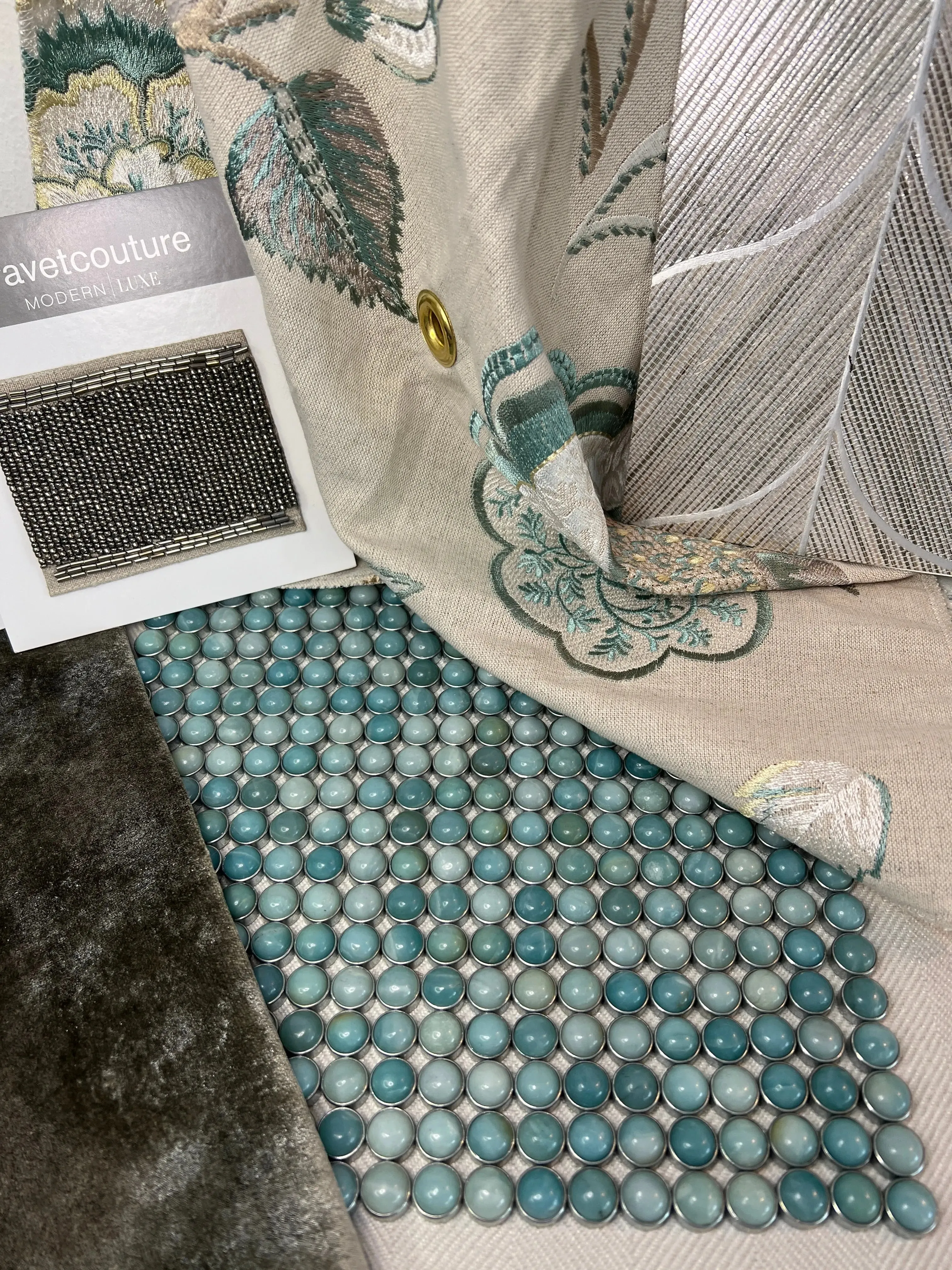 Amazonite Natural Stone Upholstery Nail