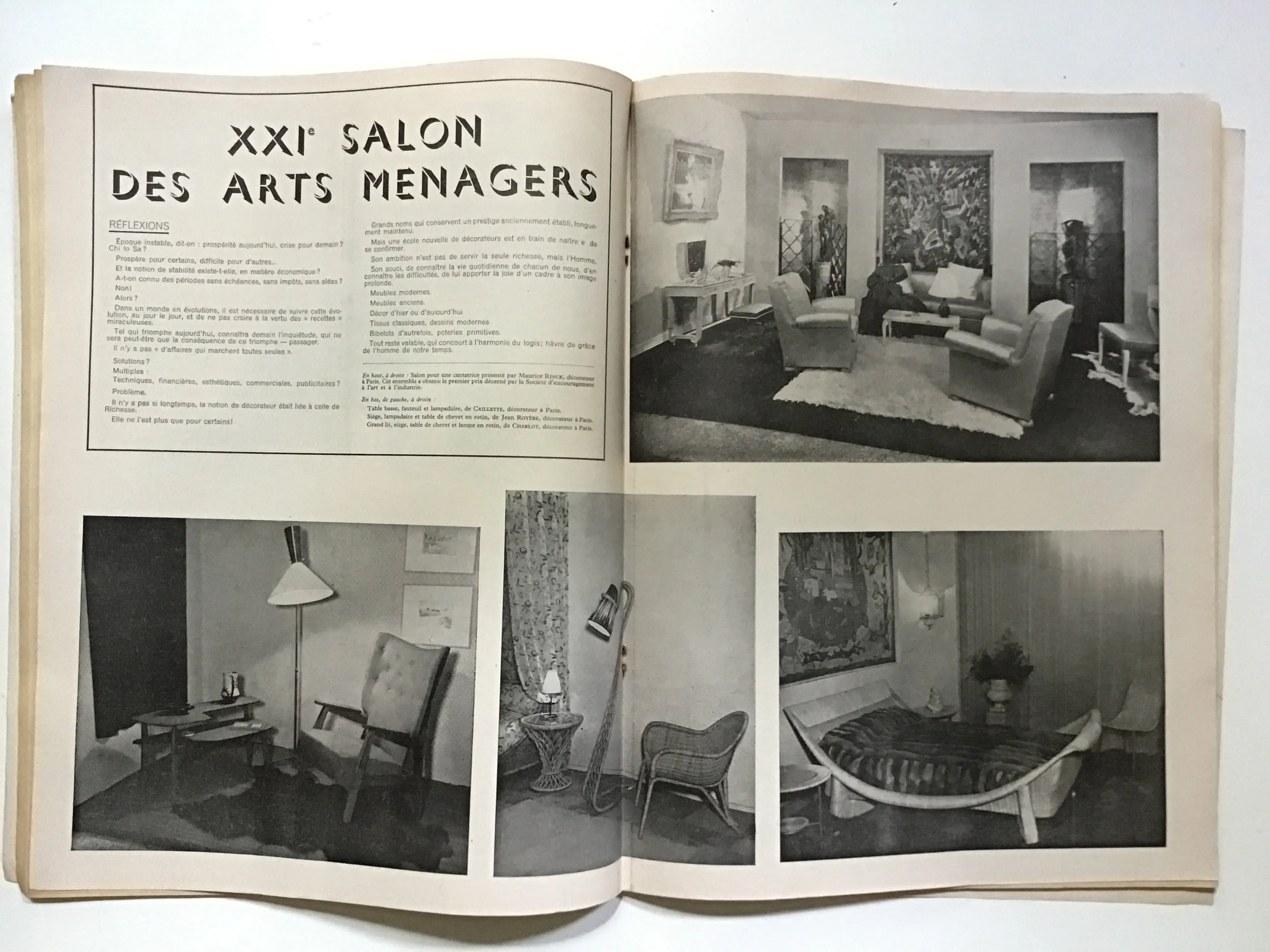 Ameublement Informations Avril 1952