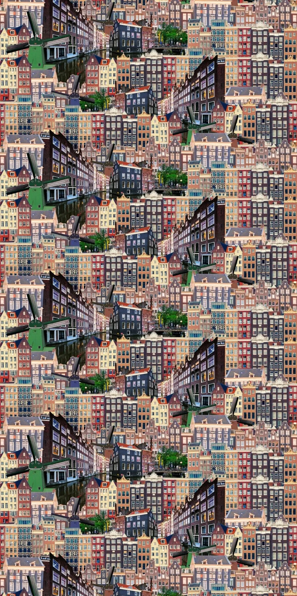 Amsterdam Canal Houses Acrylic Wall Panels Home Decor 2440mmm x 1220mm