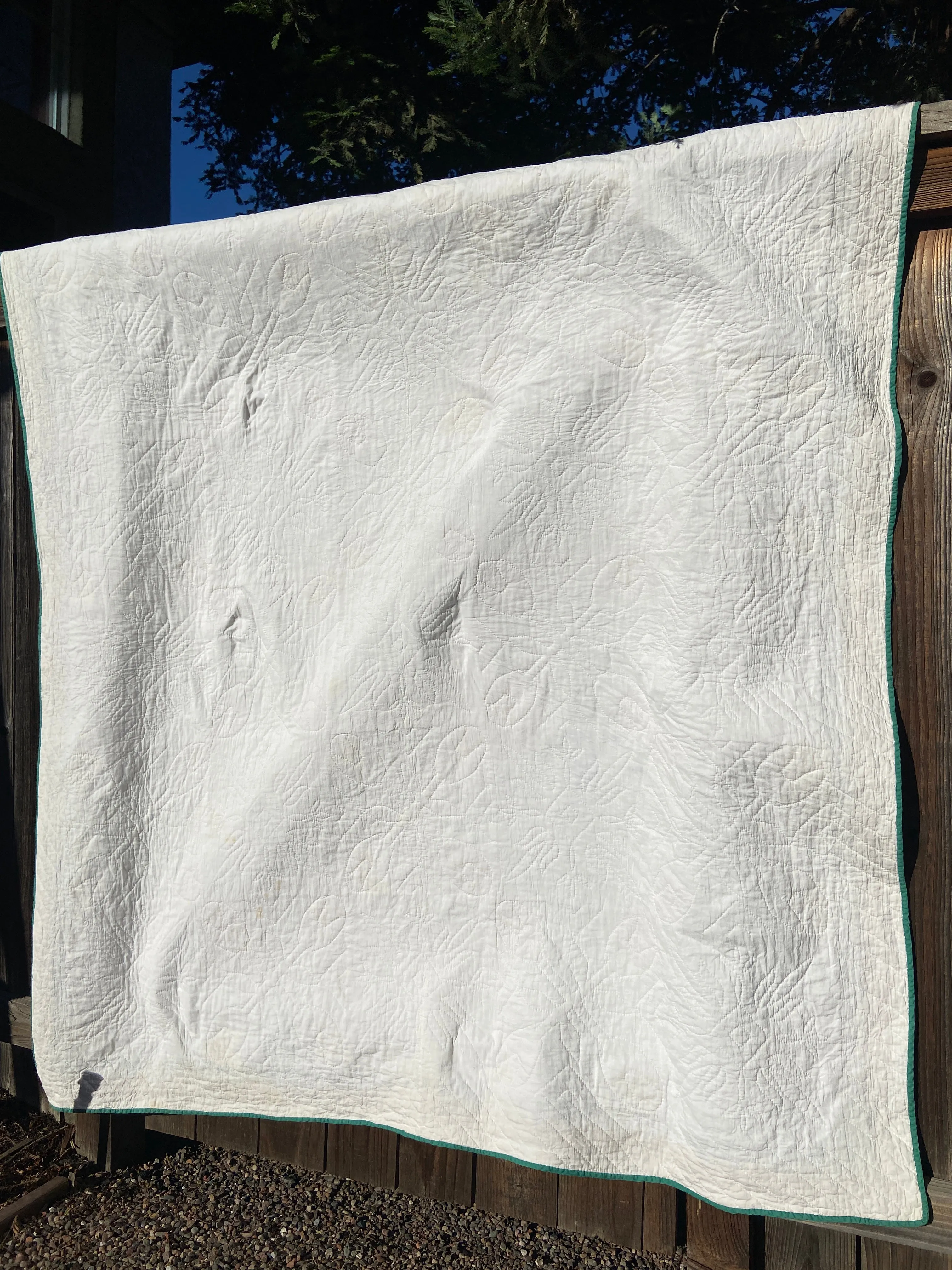 Antique Mid- Late 1800s Applique Quilt