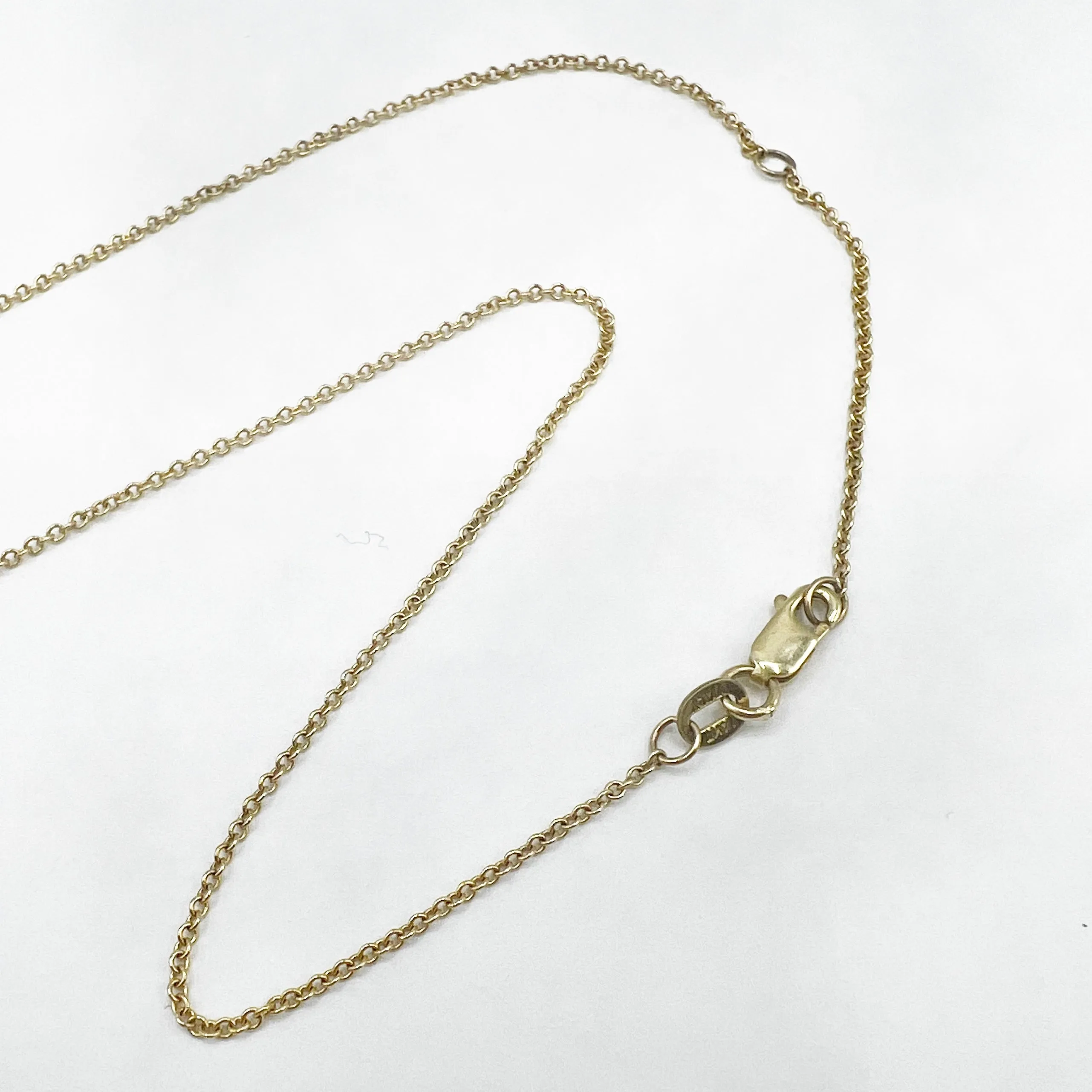 Aquamarine Boxy Pendant Necklace