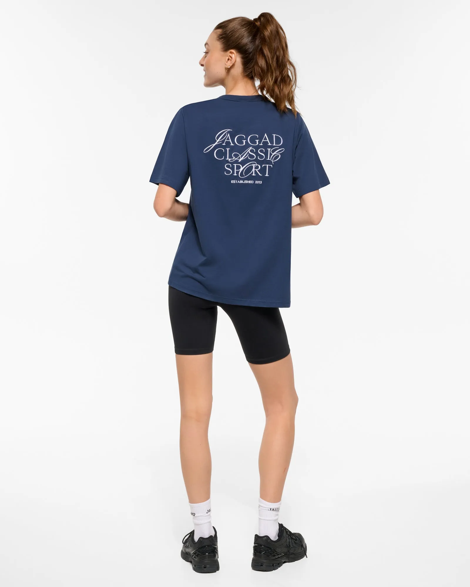 ARCHER BOXY TEE DENIM