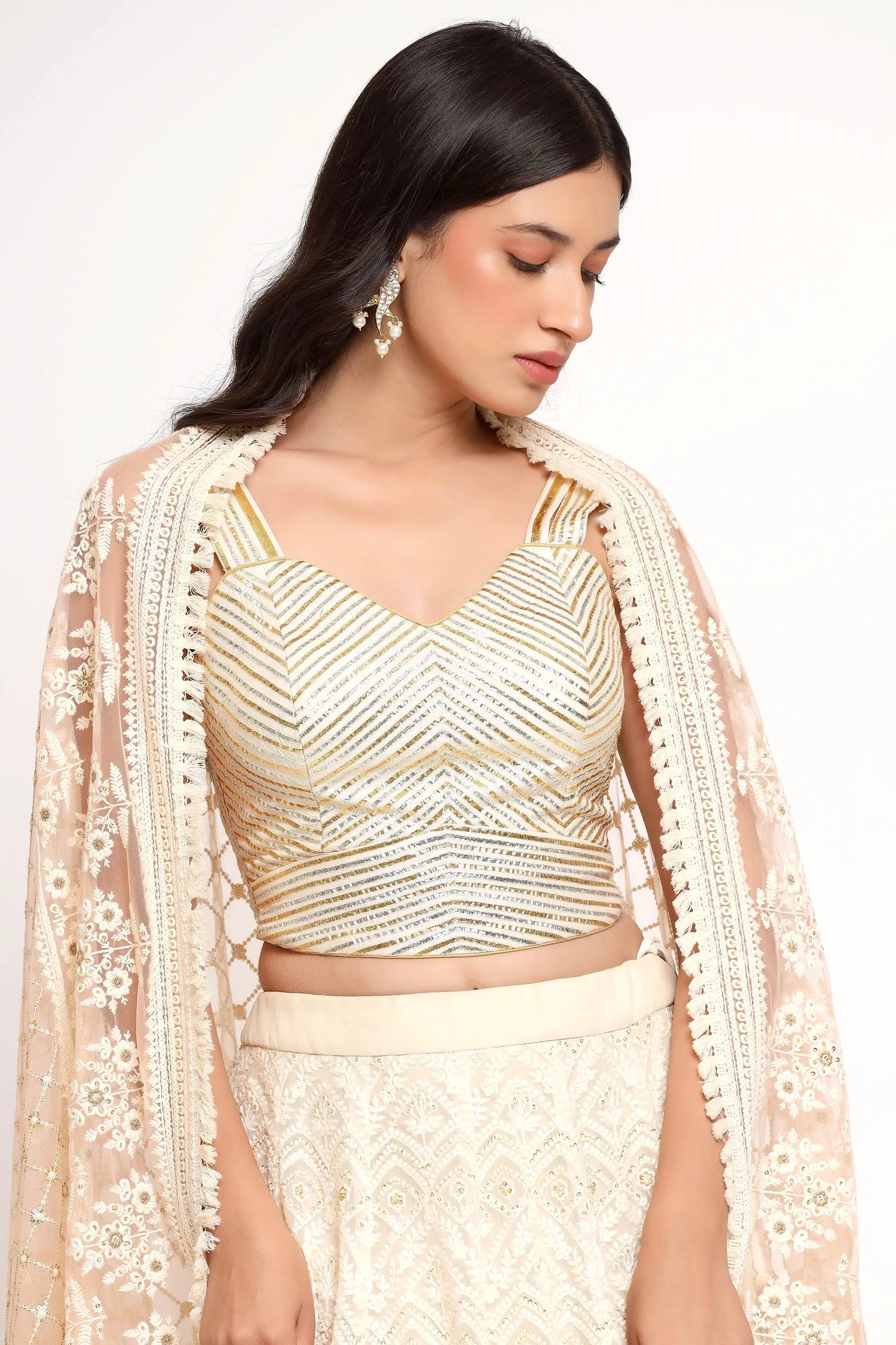 Aria Lehenga (Crystal Blouse)