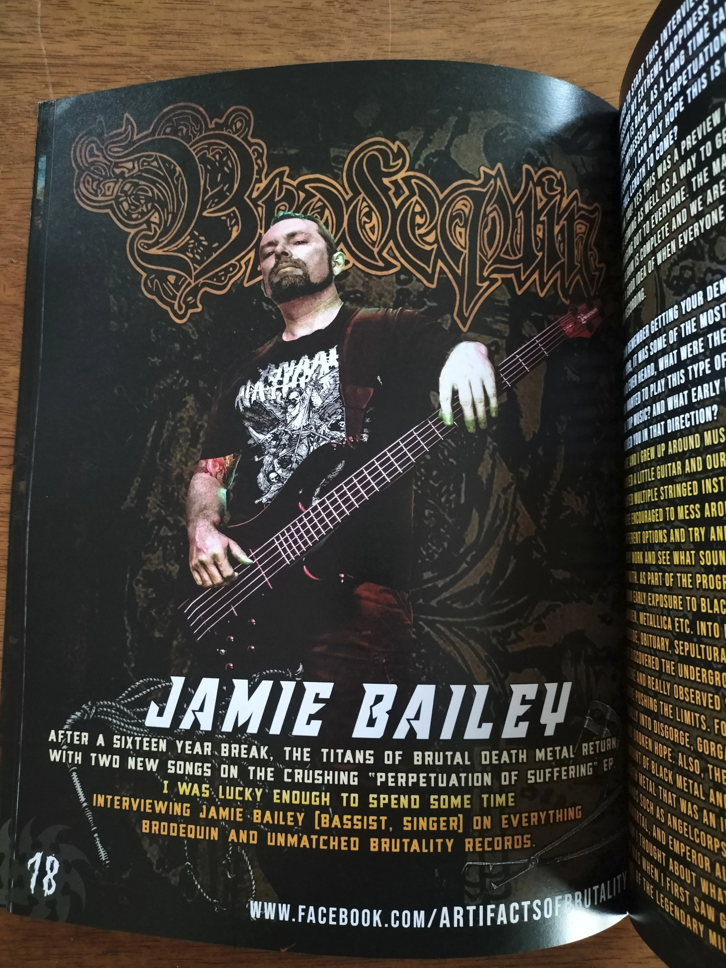 ARTIFACTS OF BRUTALITY MAGAZINE - #1
