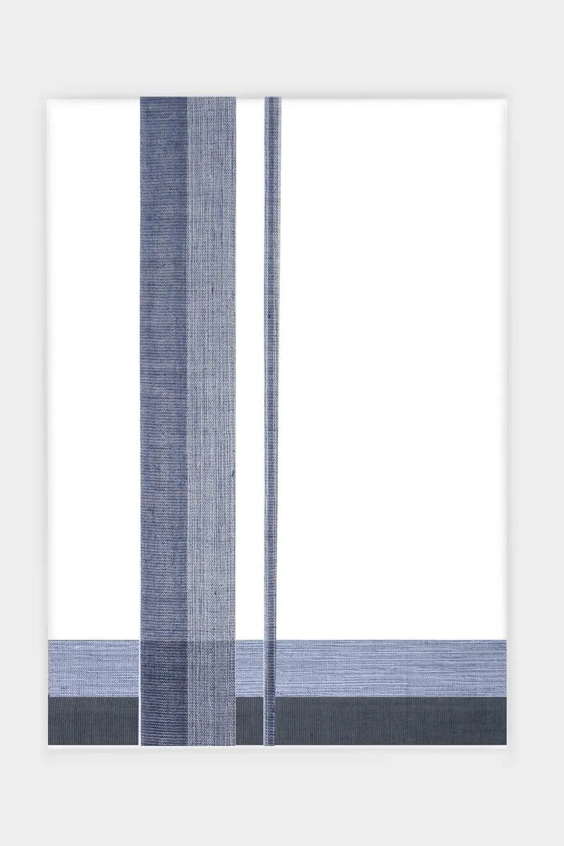 Awesome Arima - Blue Gray Smooth Cotton Double Layered Dhoti With Fancy Borders | Uathayam