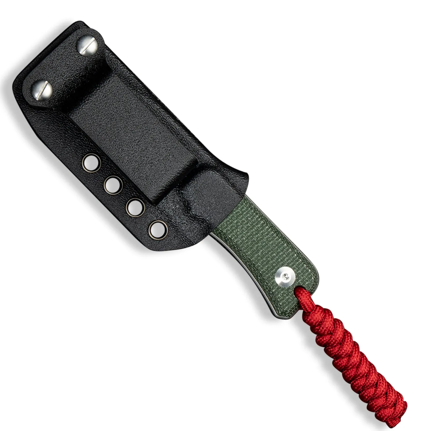 Baby Banter Fixed Blade Knife - Green Micarta - Nitro-V