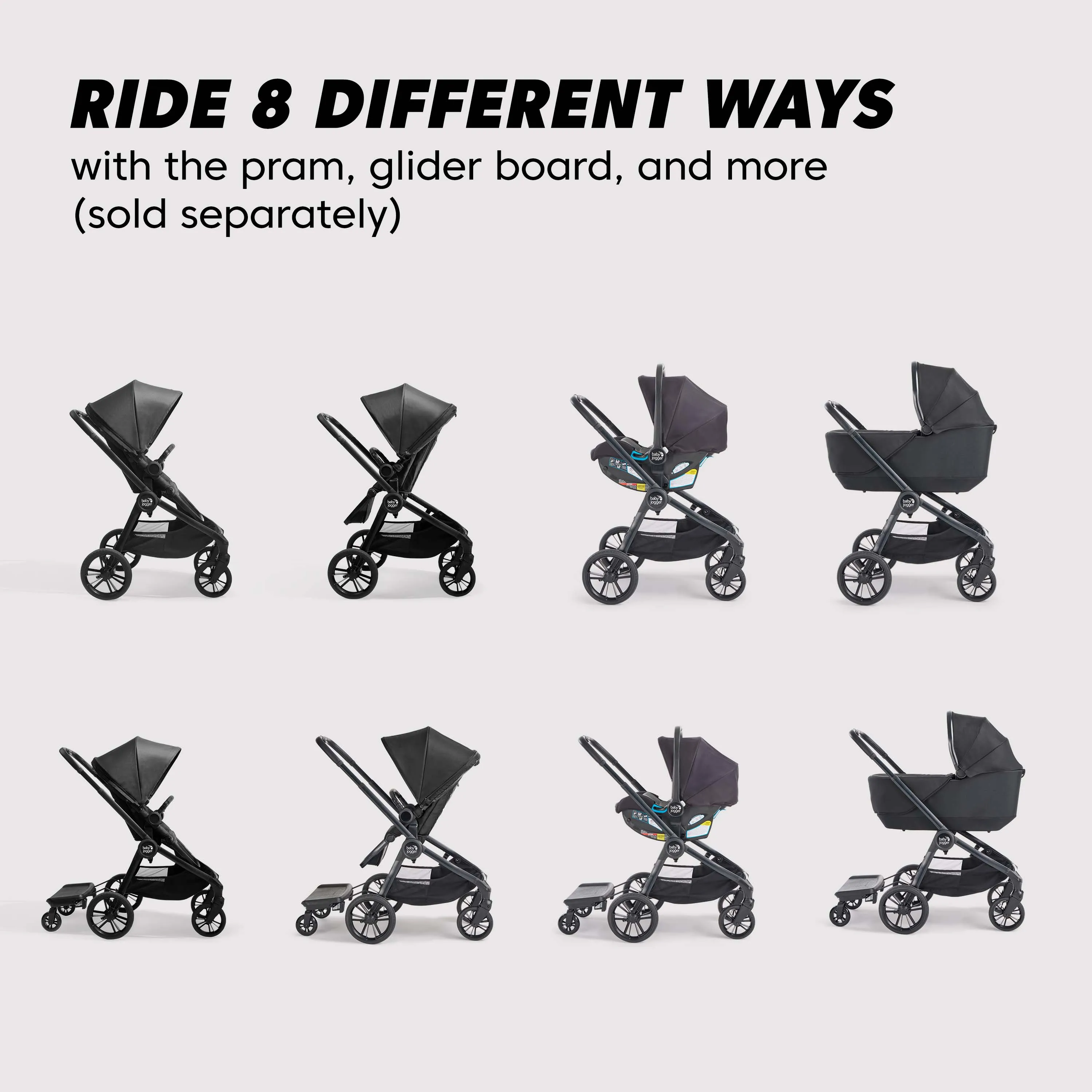 Baby Jogger City Sights Stroller Bundle - Deep Teal