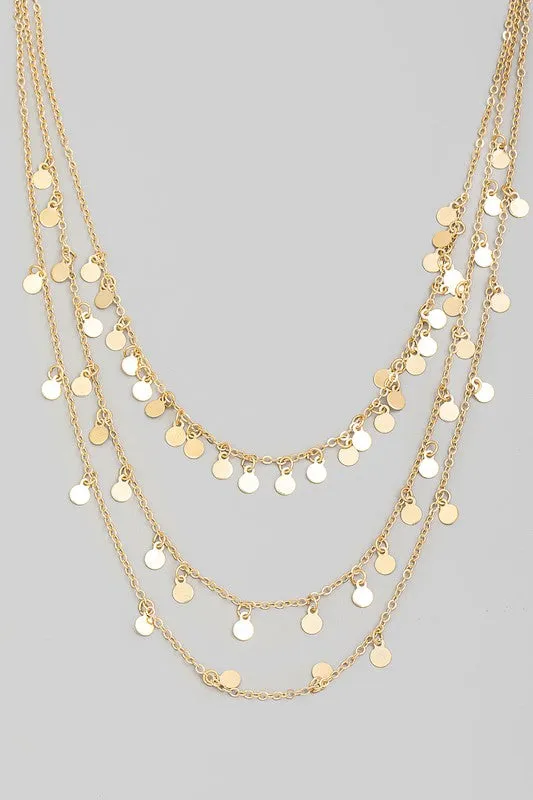 Bailey Coin Charm Necklace