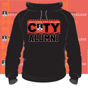 BALTIMORE CITY COLLEGE | 90s ALUMNI Black Unisex Hoodie (DK)