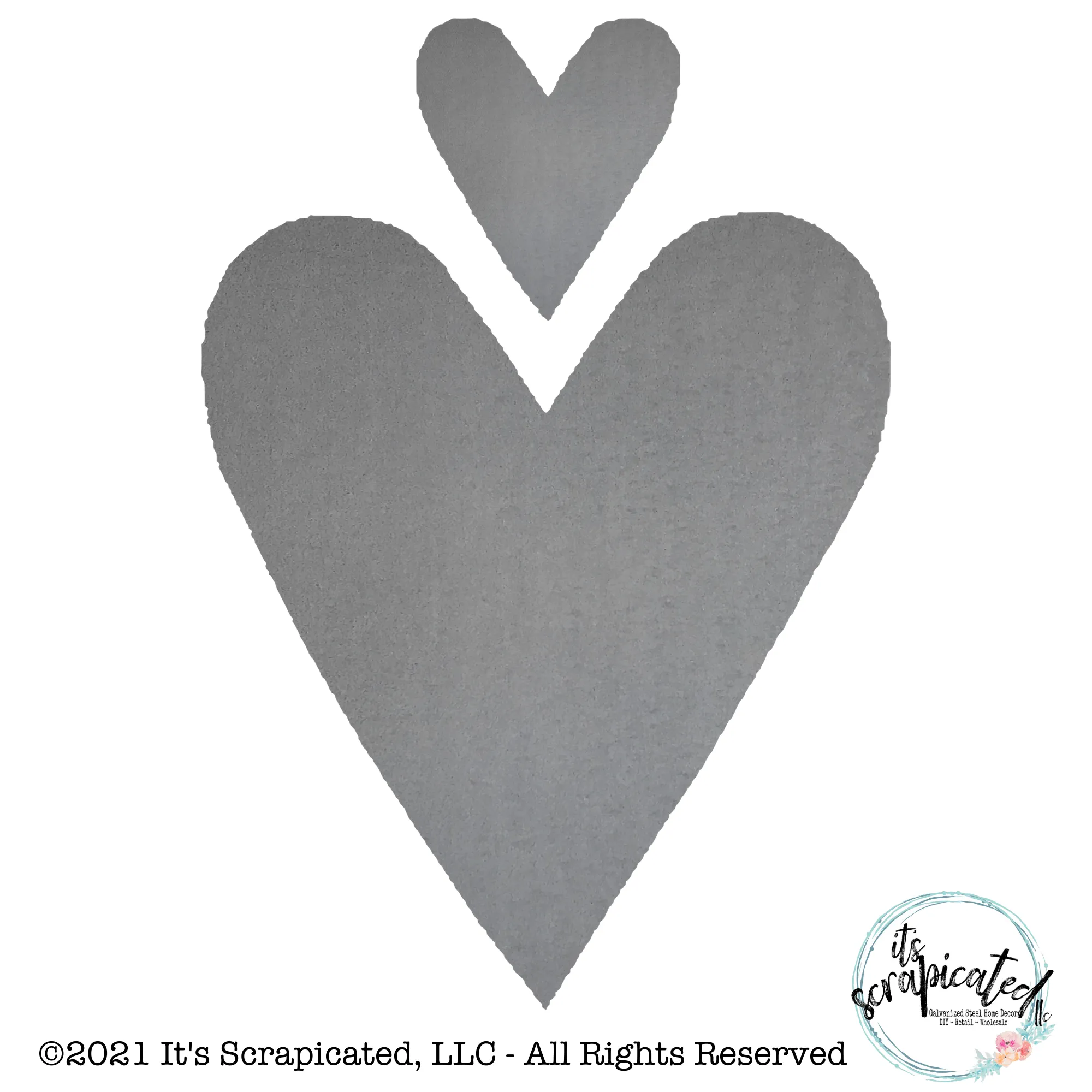 Bare Metal - Heart 2 Ft