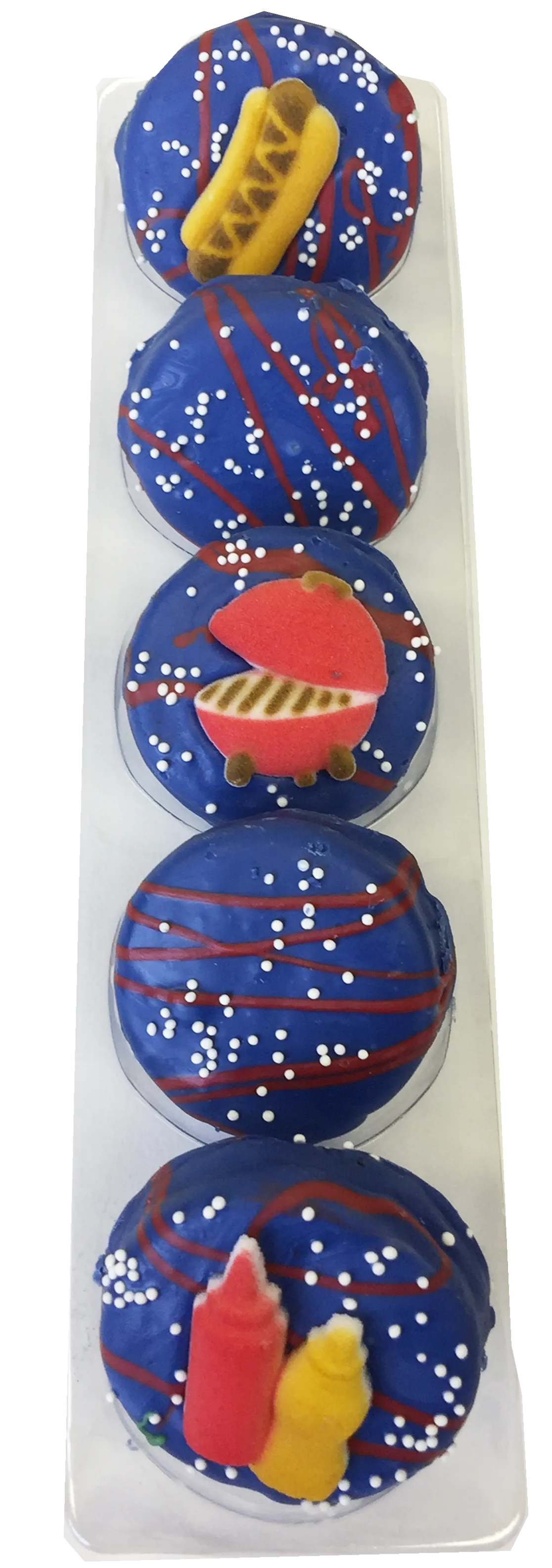 BBQ Themed Chocolate Covered Oreos