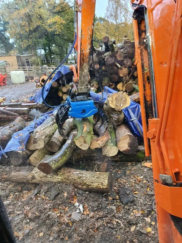 BC120 Excavator Forestry Grab - 2-3 Tonne