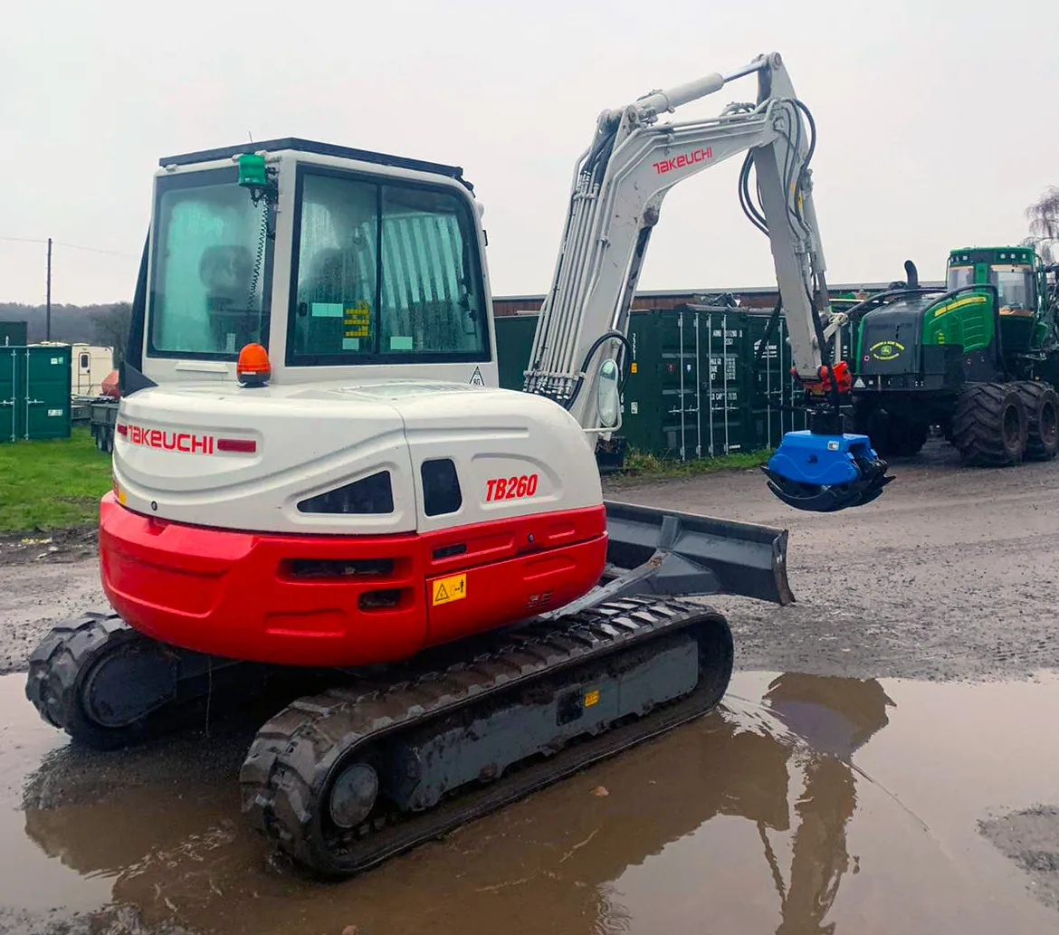 BC230 Excavator Forestry Grab - 4-8 Tonne