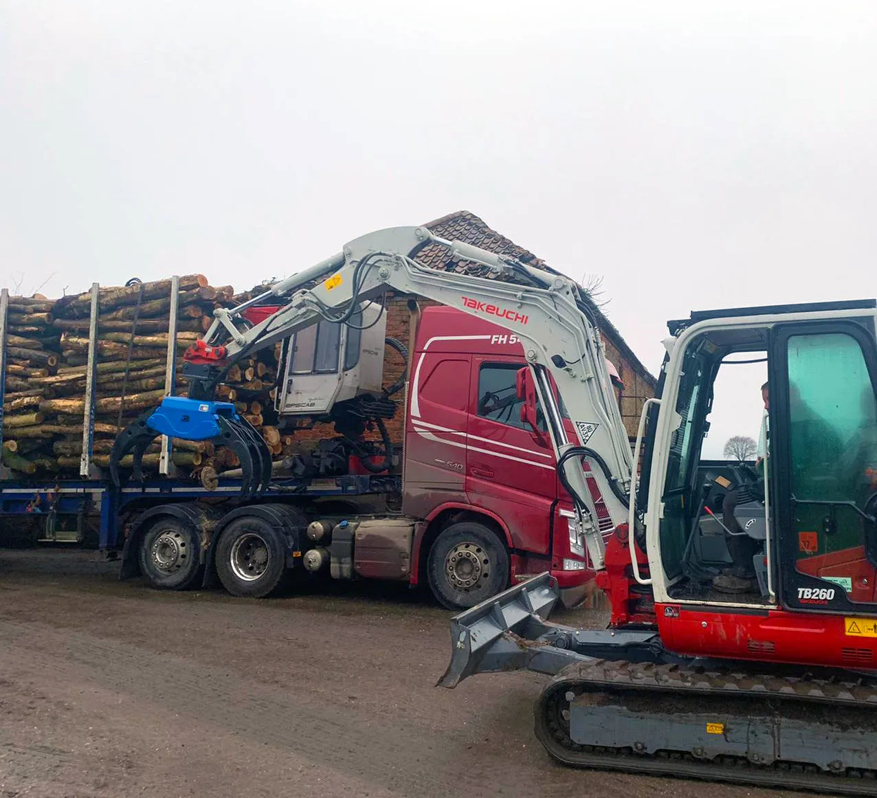 BC230 Excavator Forestry Grab - 4-8 Tonne
