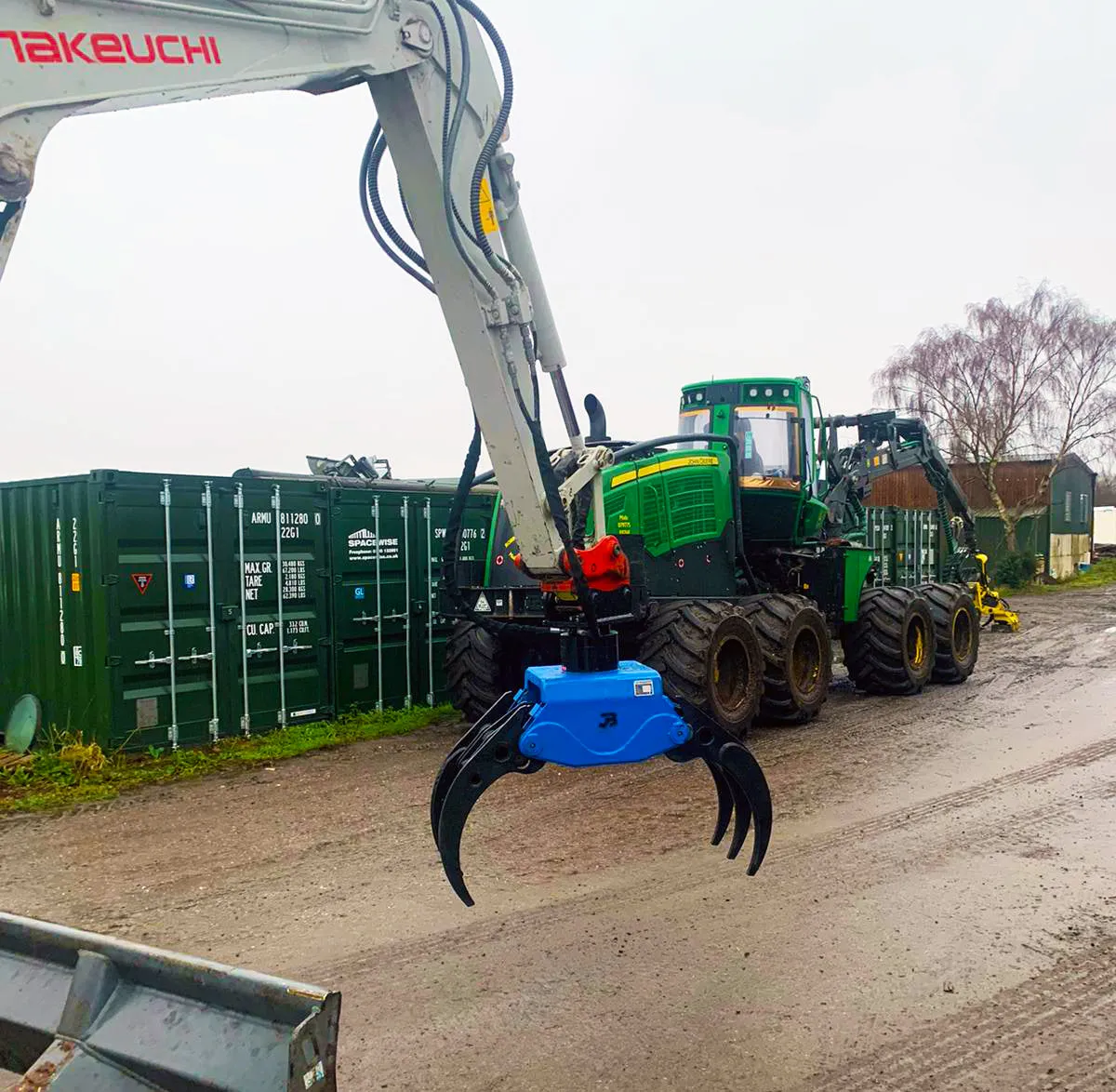 BC230 Excavator Forestry Grab - 4-8 Tonne